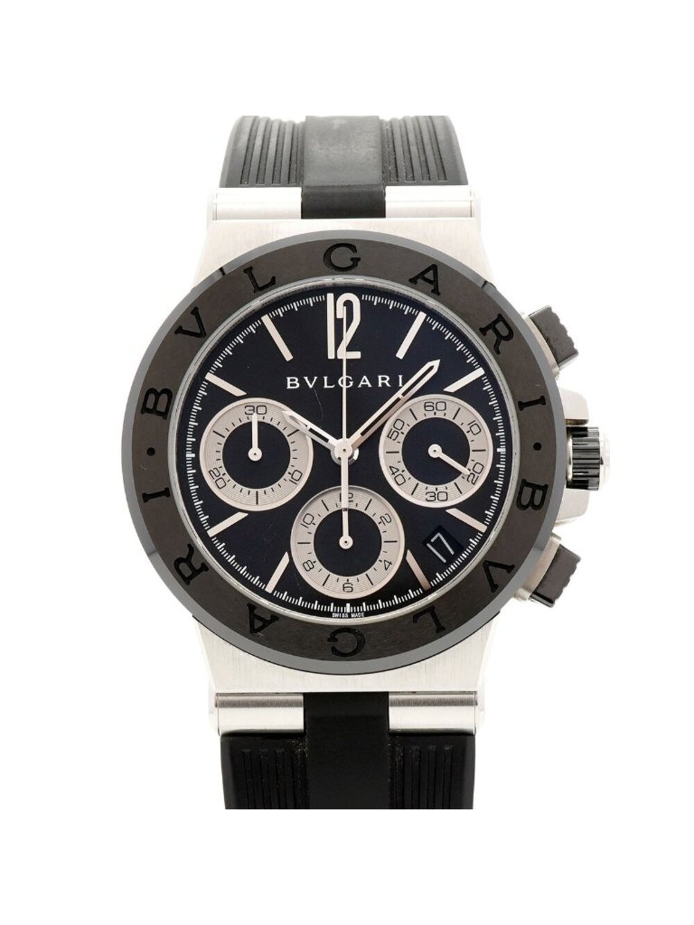 Bvlgari Diagono Chronograph Black Dial Watch